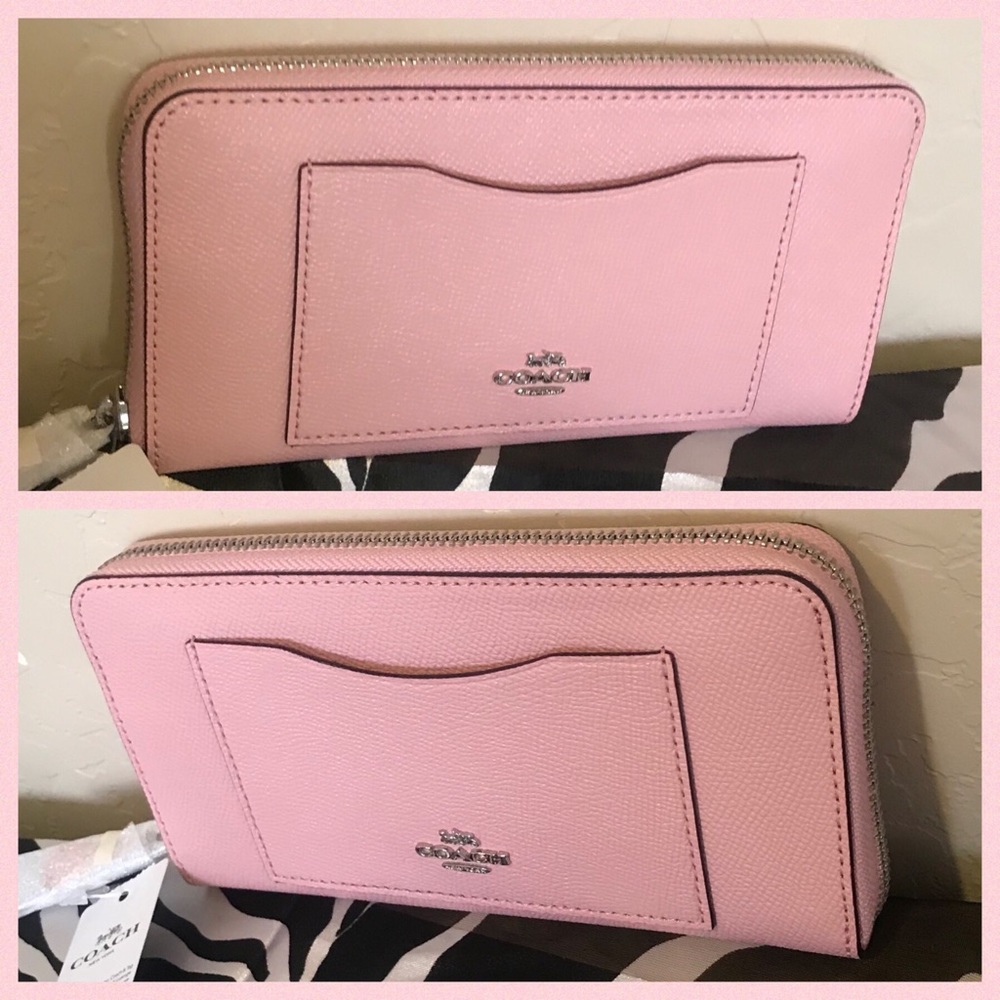 ✨COACH✨Authentic Blush Accordion Zip Wallet - Picture 2 of 8
